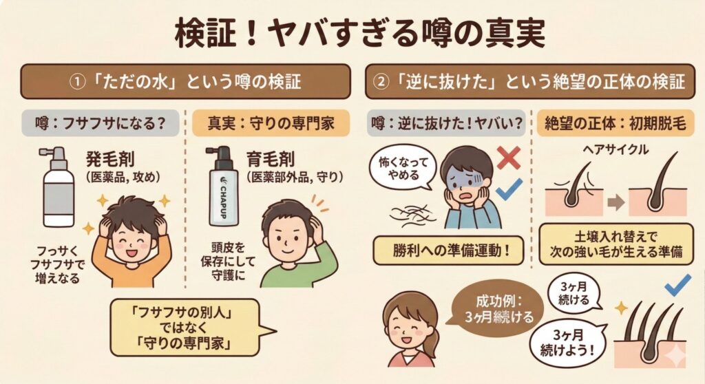 チャップアップ 噂